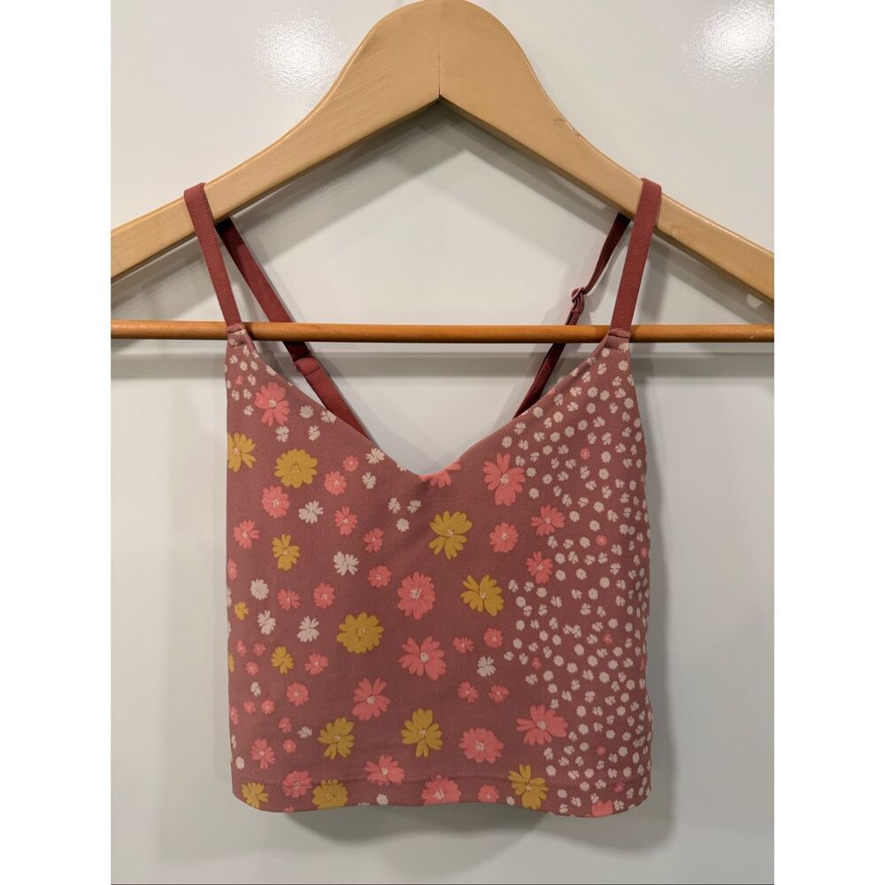 Offline by Aerie Real Me Floral Crop Bra Top XS